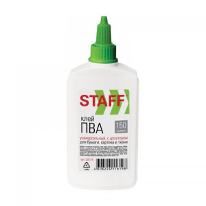 Клей ПВА Staff Everyday - 150 г - С дозатором