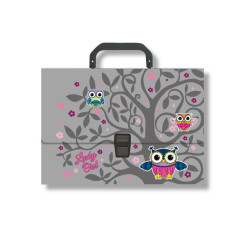 Портфель пластиковый Erich Krause Lucky Owl - А4