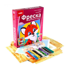 Фреска-картина из песка Lori - Лисичка