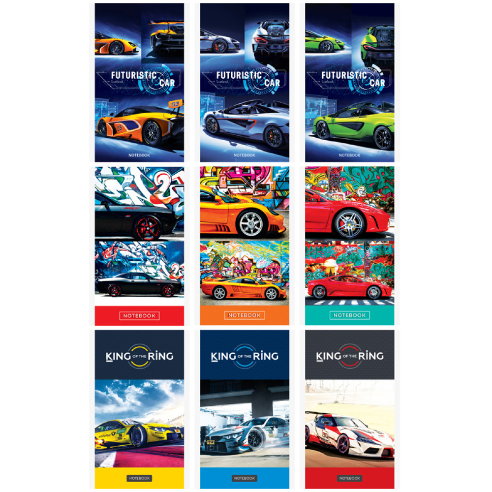 Блокнот ArtSpace Авто.Микс - А6 - На скрепке - 24 листа Блокнот ArtSpace Авто.Микс - А6 - На скрепке - 24 листа