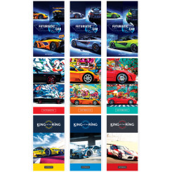 Блокнот ArtSpace Авто.Микс - А6 - На скрепке - 24 листа Блокнот ArtSpace Авто.Микс - А6 - На скрепке - 24 листа