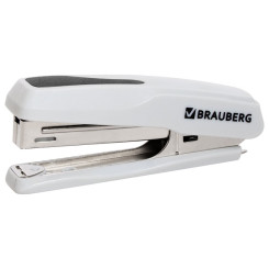 Степлер пластиковый Brauberg Extra - №10 - 20 листов - Серый