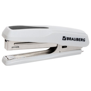 Степлер пластиковый Brauberg Extra - №10 - 20 листов - Серый