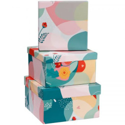Коробка подарочная MESHU Fleur - 19,5*19,5*11 см - Квадратная Коробка подарочная MESHU Fleur - 19,5*19,5*11 см - Квадратная