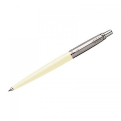 Ручка шариковая Parker Jotter White Chrome - 1 мм - Синяя