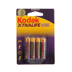 Батарейка алкалиновая Kodak XTRALIFE LR03 - ААА - 4 шт