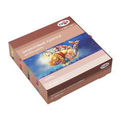 Акриловые краски Гамма Хобби - 16 цветов - 20 мл - 1 шт Акриловые краски Гамма Хобби - 16 цветов - 20 мл - 1 шт