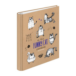 Тетрадь на кольцах ArtSpace Funny cats - А5 - 120 л