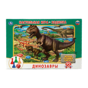 Настольная игра Умка Ходилка -  Динозавры