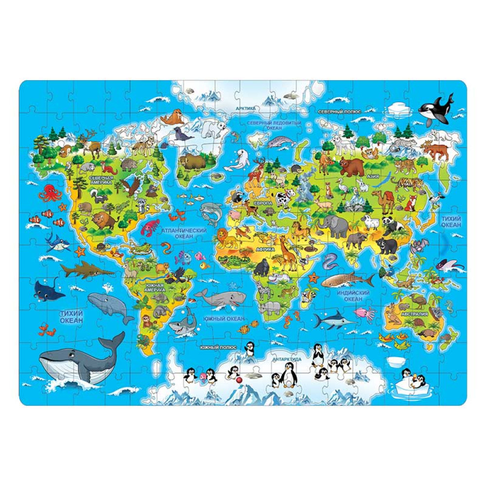 Пазл Puzzle Time Животные нашей планеты - 160 элементов Пазл Puzzle Time Животные нашей планеты - 160 элементов