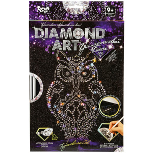 Картина из страз и глиттера Danko toys - Сова
