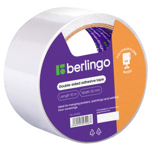 Скотч двусторонний Berlingo - 50 мм - 10 м - Матовый