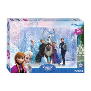 Пазл Step Puzzle Disney. Холодное сердце - 260 элемента