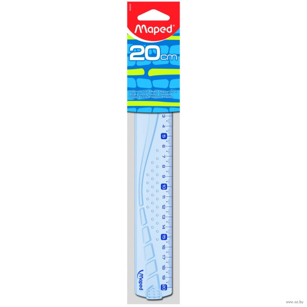 Линейка Стамм - 16 см - Пластик - Прозрачная Линейка Стамм - 16 см - Пластик - Прозрачная