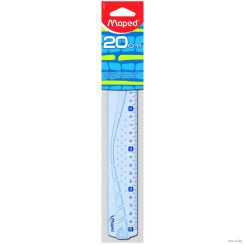 Линейка Стамм - 16 см - Пластик - Прозрачная Линейка Стамм - 16 см - Пластик - Прозрачная