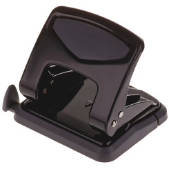 Дырокол металлический OfficeSpace - 35 листов - Черный Дырокол металлический OfficeSpace - 35 листов - Черный