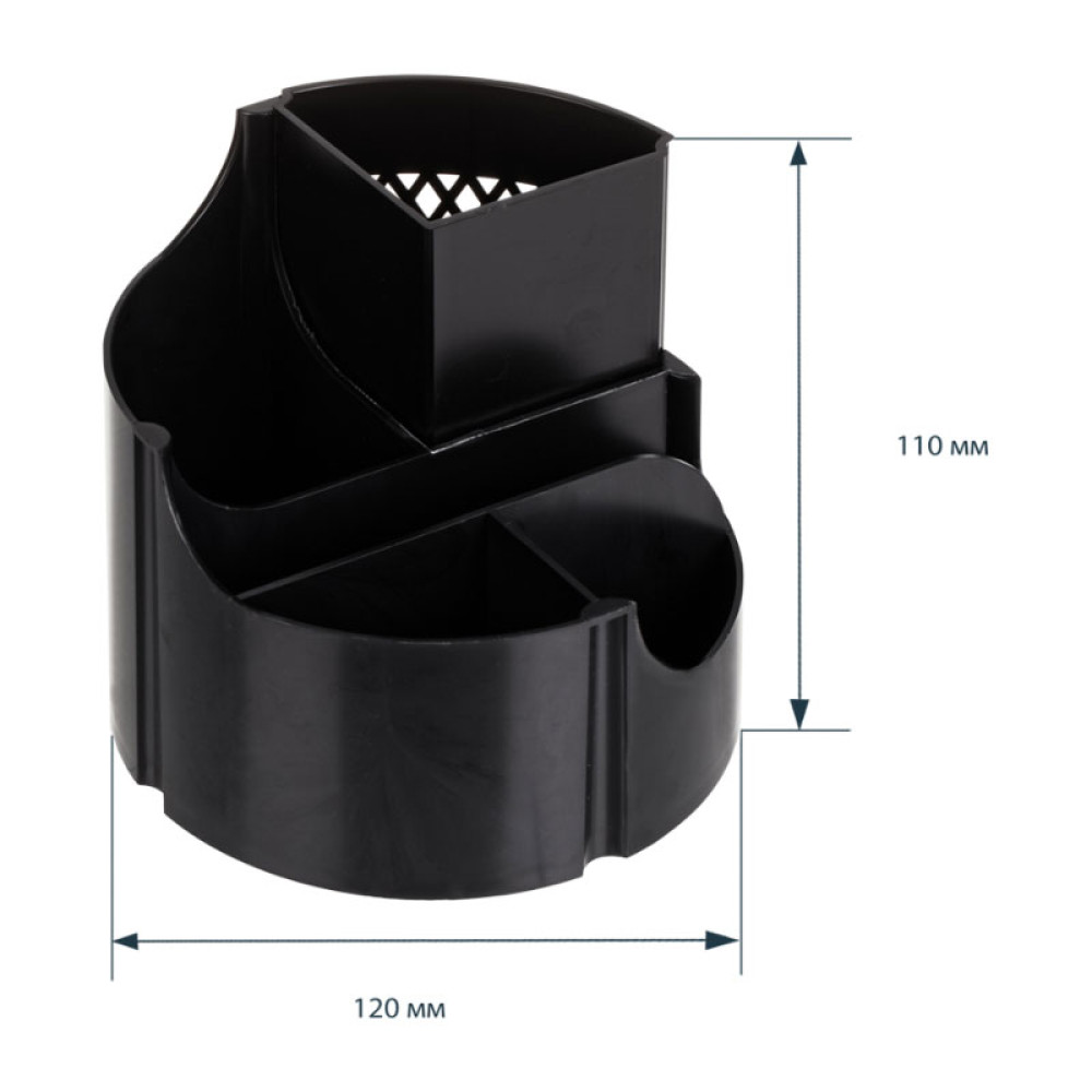 Настольная подставка OfficeSpace Simple - Черная Настольная подставка OfficeSpace Simple - Черная