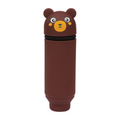 Пенал силиконовый Berlingo Bear - 200*55*50 мм