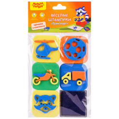 Набор штампиков Мульти-Пульти Транспорт - 5 шт Набор штампиков Мульти-Пульти Транспорт - 5 шт