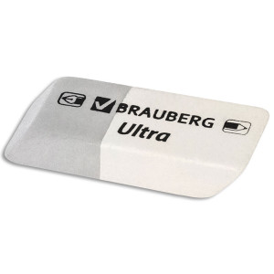 Ластик Brauberg Ultra - 41*14*8 мм - Комбинированный