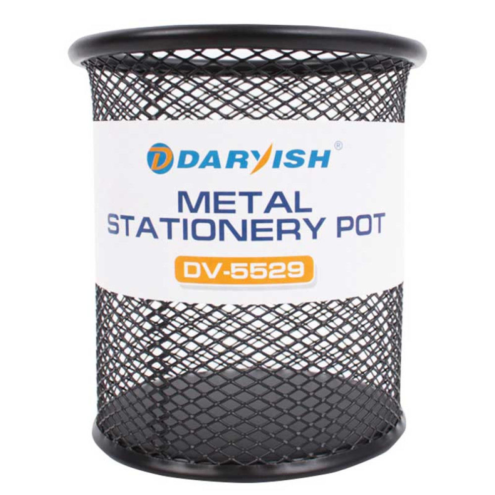 Стакан канцелярский Darvish - Металлический - Черный Стакан канцелярский Darvish - Металлический - Черный