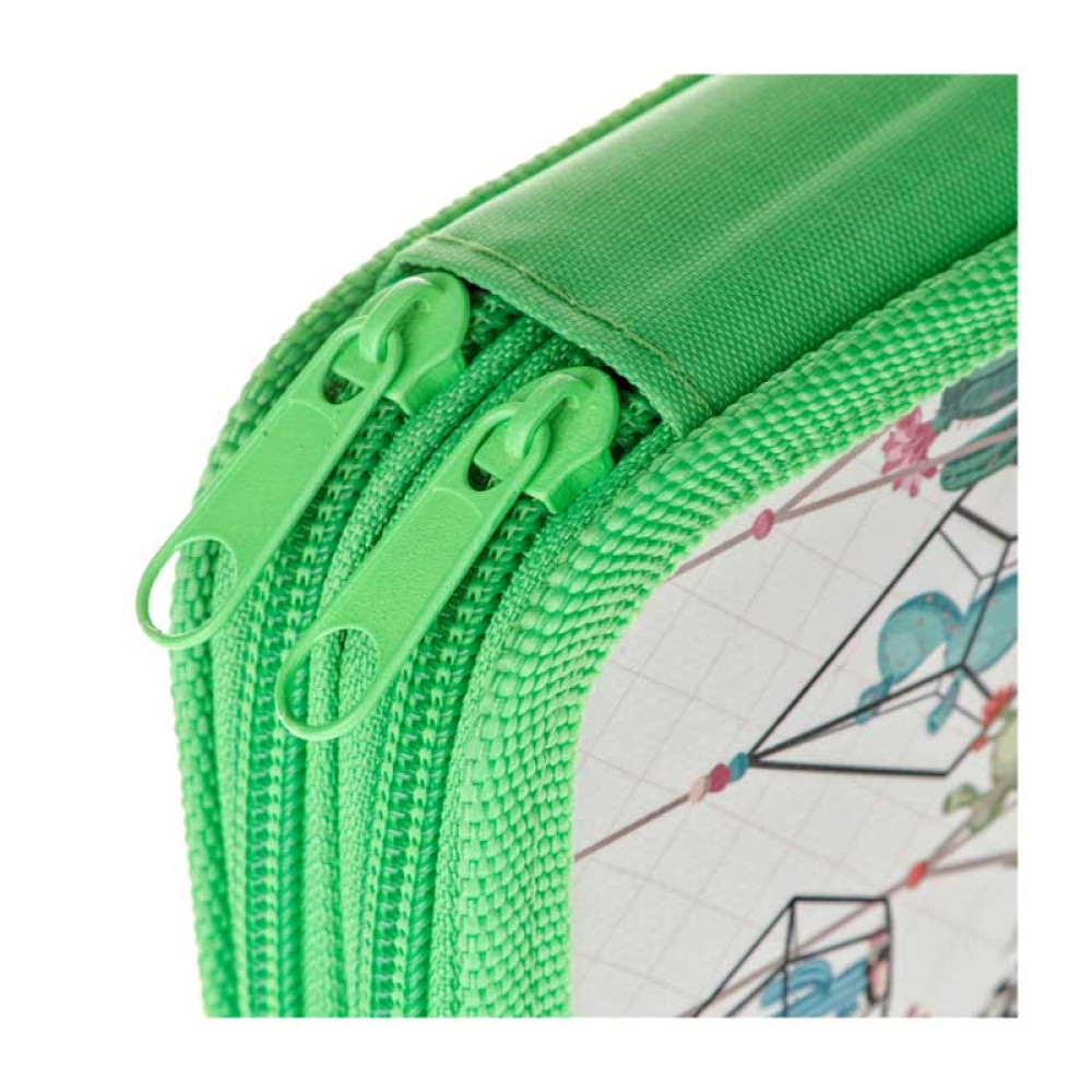 Пенал ArtSpace Cactus story - 190*105 мм - 2 отделения Пенал ArtSpace Cactus story - 190*105 мм - 2 отделения