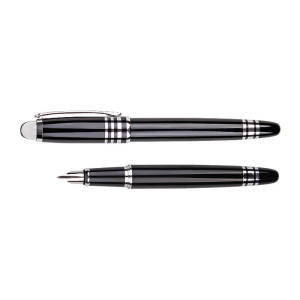 Ручка перьевая Parker Jotter Stainless Steel CT - 1 мм - Синяя
