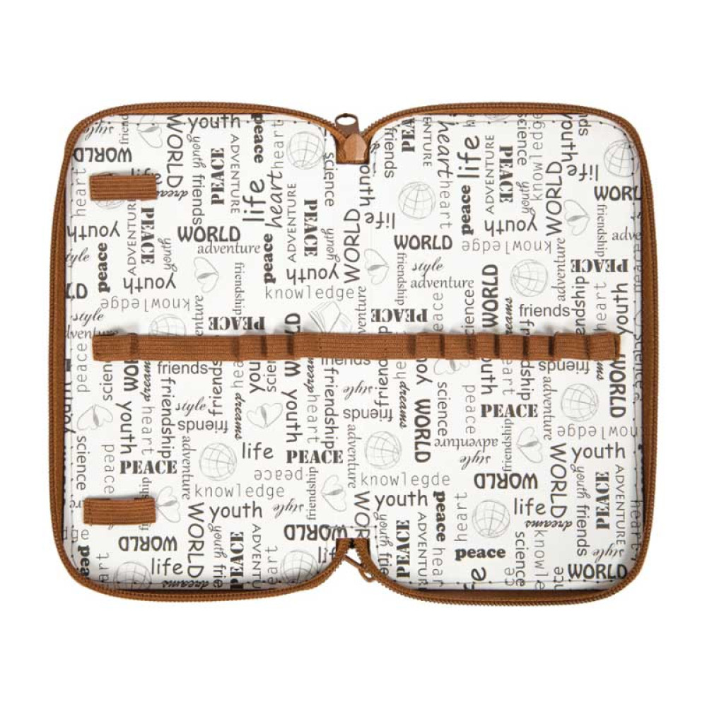 Пенал ArtSpace Моноколор - 190*110 мм - 2 отделения Пенал ArtSpace Моноколор - 190*110 мм - 2 отделения