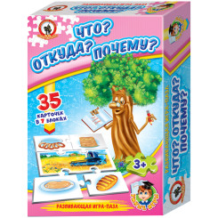 Настольная игра Русский стиль Что? Откуда? Почему? - 35 карточек