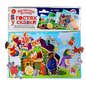 Игра магнитная В гостях у сказки - 14 фигур - 4 карты