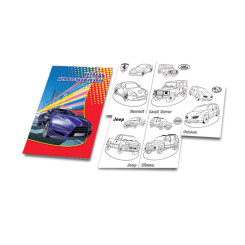 Тетрадь - раскраска Машины - А4 - 16 листов Тетрадь - раскраска Машины - А4 - 16 листов