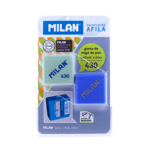 Набор Milan Afila точилка с ластиком