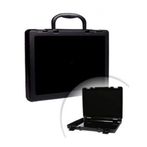 Портфель-кейс Стамм - А4 - 1 отделение - На защелках - Черный