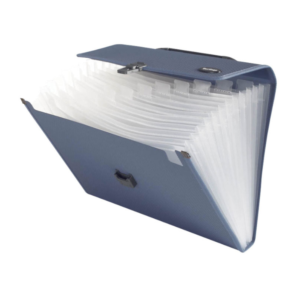 Портфель - папка Berlingo Standard - А4 - 13 отделений - Синяя Портфель - папка Berlingo Standard - А4 - 13 отделений - Синяя