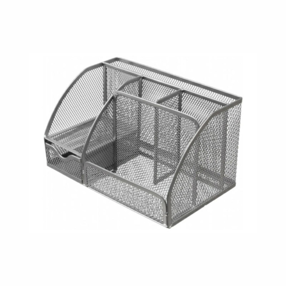 Подставка канцелярская Gross - Металлическая - Серебро Подставка канцелярская Gross - Металлическая - Серебро