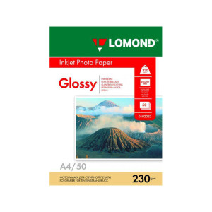 Фотобумага Lomond - А4 - 230 г/ кв. м - Глянцевая - 50 листов