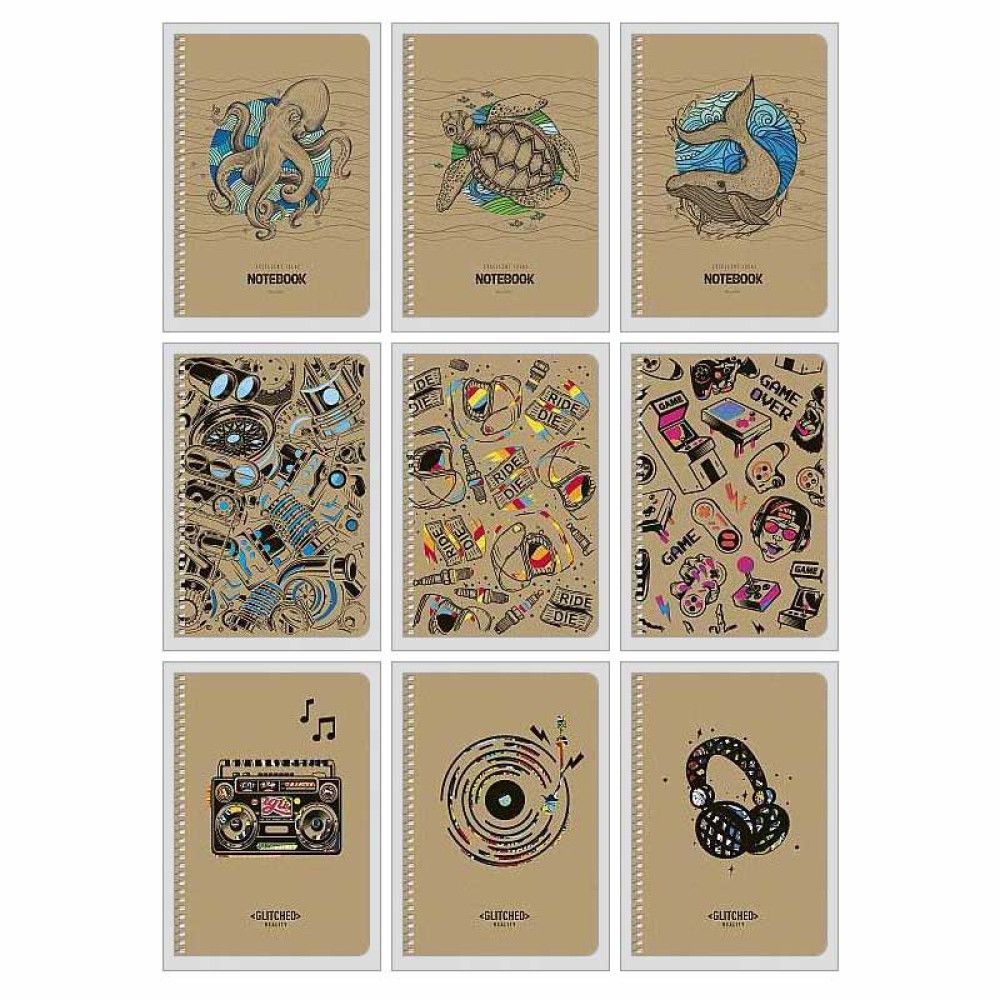 Тетрадь Школярик - А5 - Лазерная высечка - 96 листов - Рисунок 6079 - Без линовки Тетрадь Школярик - А5 - Лазерная высечка - 96 листов - Рисунок 6079 - Без линовки