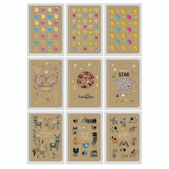 Тетрадь Школярик - А5 - Лазерная высечка - 96 листов - Рисунок 6080 - Клетка Тетрадь Школярик - А5 - Лазерная высечка - 96 листов - Рисунок 6080 - Клетка