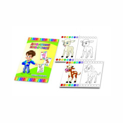 Тетрадь - раскраска Домашние животные - А5 Тетрадь - раскраска Домашние животные - А5