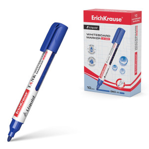 Маркер для доски Erich Krause Liquid LW-600 - Синий
