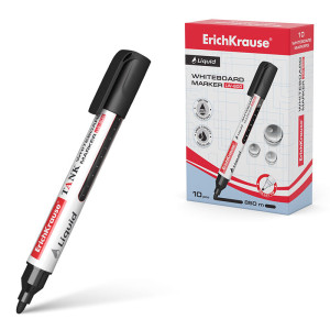 Маркер для доски Erich Krause Liquid LW-600 - Черный