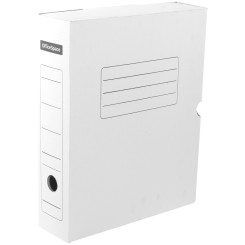 Короб архивный с клапаном OfficeSpace - 75 мм - Белый Короб архивный с клапаном OfficeSpace - 75 мм - Белый