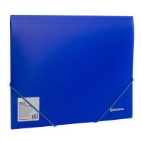 Папка на резинке Brauberg Neon - А4 - 500 мкм - Синяя