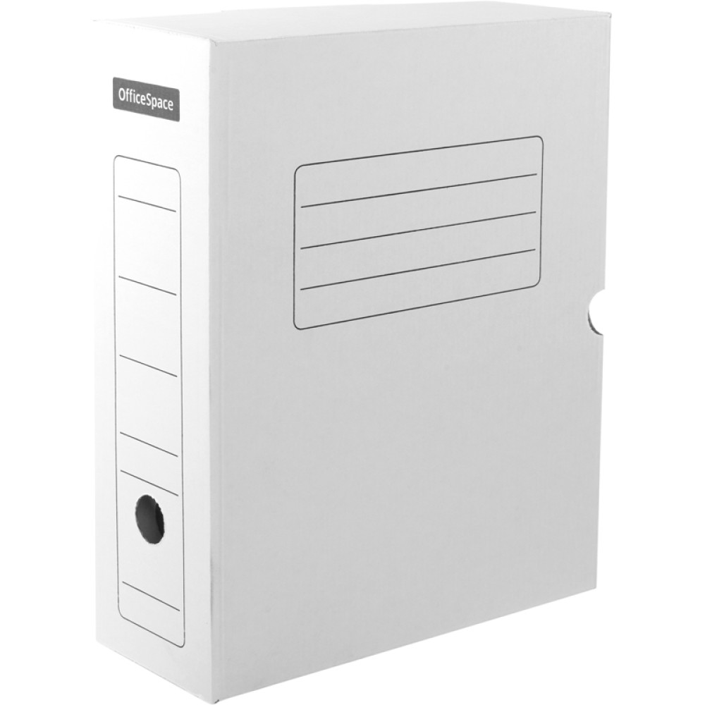 Короб архивный с клапаном OfficeSpace - 150 мм - Белый Короб архивный с клапаном OfficeSpace - 150 мм - Белый