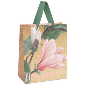 Пакет подарочный Meshu Flowers - 18*23*10 см