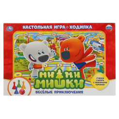 Настольная игра-ходилка Умка с фишками - Веселые приключения