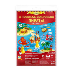 Настольная игра Геодом Ходилка с фишками - В поисках сокровищ