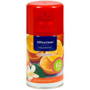 Освежитель воздуха OfficeClean - 250 мл - Сменный баллон - Солнечный цитрус
