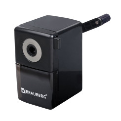 Точилка механическая Brauberg Black Jack - Настольная - Черная