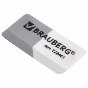 Ластик Brauberg - 41*14*8 мм - Комбинированный